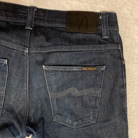 Nudie Jeans Grim Tim Dry Open Indigo 32x32 - Picture 7 of 11